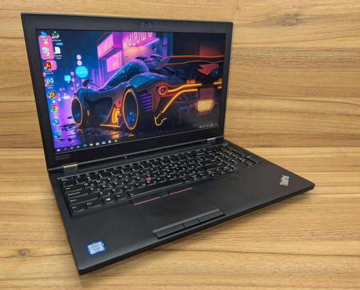 Мобільна робоча станція Lenovo ThinkPad P52 / 15,6" (1920x1080) IPS / Intel Xeon E-2176M (6 (12) ядер по 2,7 - 4,4 ГГц) / 32 ГБ DDR4 / 512 ГБ SSD / nVidia Quadro P2000, 4 ГБ GDDR5, 128-біт / Веб-камера / Сканер відбитків пальців / Windows 10 б/в - изображение 4
