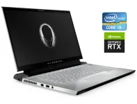 Ігровий ноутбук Б-клас Dell Alienware m15 R2 White / 15.6" (3840x2160) OLED / Intel Core i9-9980HK (8 (16) ядер по 2.4 - 5.0 GHz) / 16 GB DDR4 / 1000 GB SSD / nVidia GeForce RTX 2080 Max-Q, 8 GB GDDR6, 256-bit / WebCam б/в