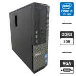 Комп'ютер Dell OptiPlex 390 SFF / Intel Core i5-2400 (4 ядра по 3.1 -3.4 GHz) / 8 GB DDR3 / 250 GB HDD / Intel HD Graphics 2000 б/в