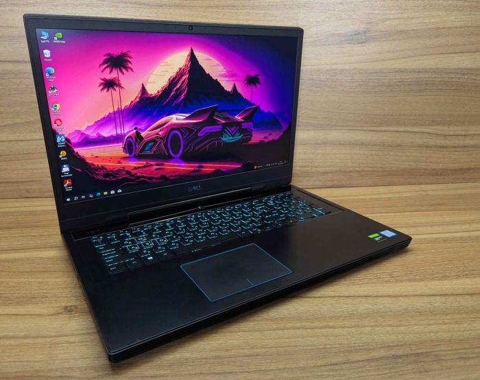 Ігровий ноутбук Dell G7 7790 / 17.3" (1920x1080) IPS / Intel Core i7-9750H (6 (12) ядер по 2.6 - 4.5 GHz) / 16 GB DDR4 / 512 GB SSD / nVidia GeForce GTX 1660 Ti, 6 GB GDDR6, 192-bit / WebCam / Windows 10 б/в - зображення 4