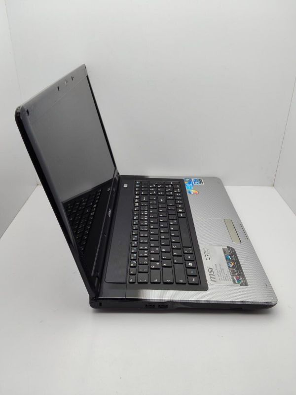 Ноутбук MSI CR720 / 17.3" (1600x900) TN / Intel Core i3-330M (2 (4) ядра по 2.1 - 2.5 GHz) / 6 GB DDR3 / 250 GB HDD / Intel HD Graphics 2000 / WebCam / АКБ не тримає б/в - зображення 6