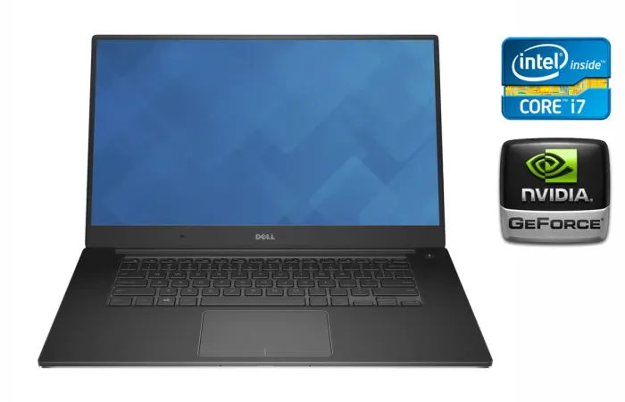 Ігровий ноутбук Dell XPS 15 9550 / 15.6" (1920x1080) IPS / Intel Core i7-6700HQ (4 (8) ядра по 2.6 - 3.5 GHz) / 16 GB DDR4 / 480 GB SSD / nVidia GeForce GTX 960M, 2 GB GDDR5, 128-bit / WebCam / HDMI / Windows 10 б/в - зображення 1
