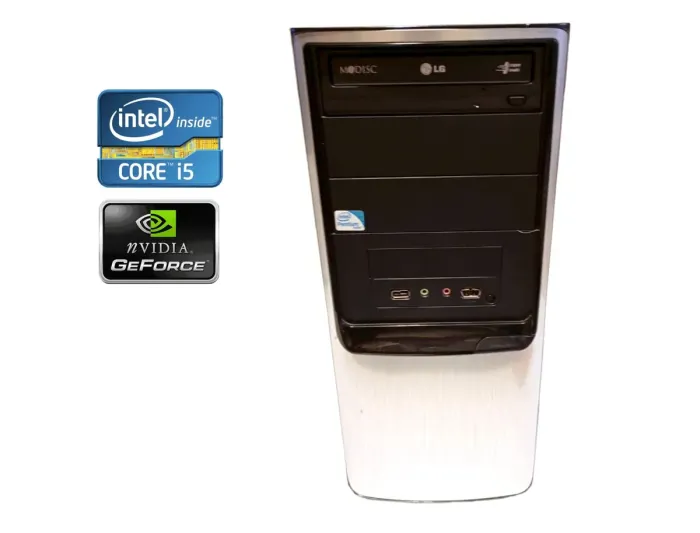 ПК Б-клас Gigabyte Tower / Intel Core i5-3330S (4 ядра по 2.7 - 3.2 GHz) / 8 GB DDR3 / 500 GB HDD / nVidia GeForce 210, 1 GB DDR3, 64-bit / DVD-RW / 400W б/в - зображення 1