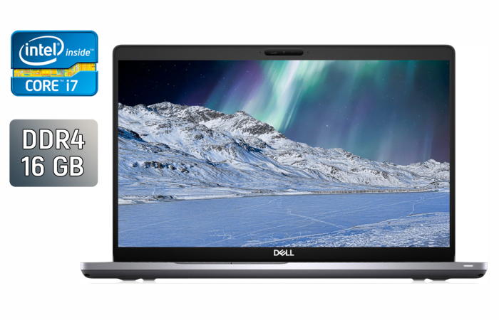 Ультрабук Б-клас Dell Latitude 5510 / 15.6" (1920x1080) IPS / Intel Core i7-10610U (4 (8) ядра по 1.8 - 4.9 GHz) / 16 GB DDR4 / 256 GB SSD / Intel UHD Graphics / WebCam / SIM б/в - зображення 1