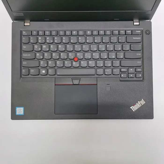 Ультрабук Lenovo ThinkPad L480 / 14" (1366x768) TN / Intel Core i5-8250U (4 (8) ядра по 1.6 - 3.4 GHz) / 16 GB DDR4 / 256 GB SSD / Intel UHD Graphics 620 / WebCam б/в - зображення 3