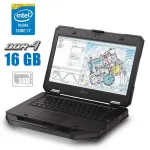 Ноутбук Dell Latitude 14 Rugged 5414 / 14" (1920x1080) IPS / Intel Core i7-6600U (2 (4) ядра по 2.6 - 3.4 GHz) / 16 GB DDR4 / 480 GB SSD / Intel HD Graphics 520 / WebCam / LTE б/в