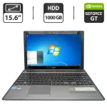 Ноутбук Acer Aspire 5755G / 15.6" (1366x768) TN / Intel Core i5-2450M (2 (4) ядра по 2.5 - 3.1 GHz) / 8 GB DDR3 / 1000 GB HDD / nVidia GeForce GT 630M, 1 GB GDDR5, 128-bit / WebCam / DVD-ROM б/в