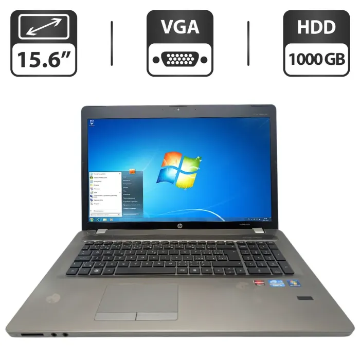 Ноутбук HP ProBook 4730s / 17.3" (1600x900) TN / Intel Core i5-2430M (2 (4) ядра по 2.4 - 3.0 GHz) / 6 GB DDR3 / 1000 GB HDD / Intel HD Graphics 3000 / WebCam б/в - зображення 1