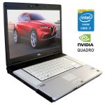 Мобільна робоча станція Б-клас Fujitsu Celsius H710 / 15.6" (1920x1080) TN / Intel Core i7-2640M (2 (4) ядра по 2.8 - 3.5 GHz) / 8 GB DDR3 / 500 GB HDD / nVidia Quadro 1000M, 2 GB GDDR3, 128-bit / WebCam б/в