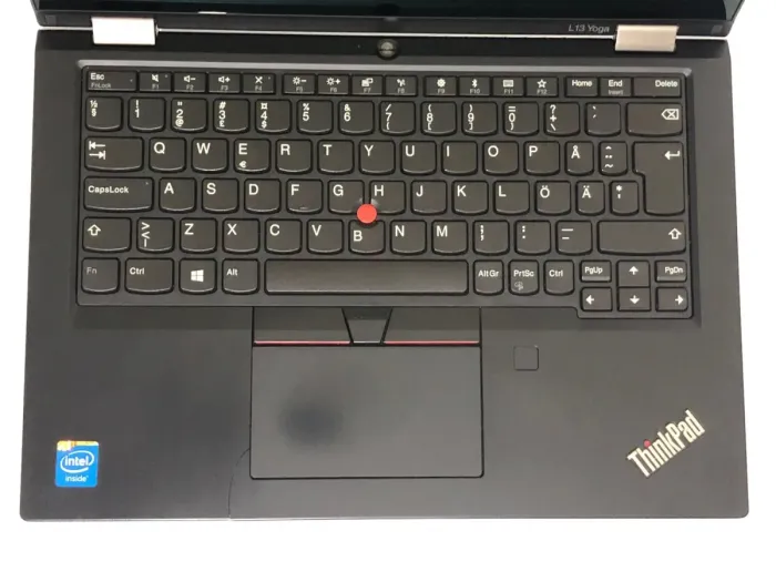 Ультрабук-трансформер Б-клас Lenovo ThinkPad L13 Yoga Gen 1 / 13.3" (1920x1080) IPS Touch / Intel Core i3-10110U (2 (4) ядра по 2.1 - 4.1 GHz) / 8 GB DDR4 / 256 GB SSD / Intel UHD Graphics / WebCam / Win 10 Pro б/в - зображення 8