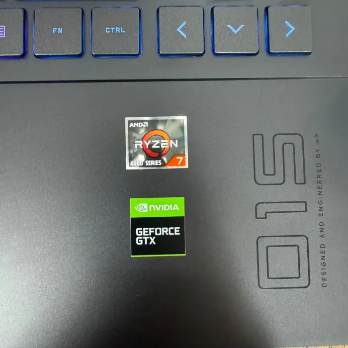 Ігровий ноутбук HP Omen 15-en0023dx / 15.6" (1920x1080) IPS / AMD Ryzen 7 4800H (8 (16) ядер по 2.9 - 4.2 GHz) / 16 GB DDR4 / 1000 GB SSD / nVidia GeForce GTX 1660 Ti, 6 GB GDDR6, 192-bit / WebCam б/в - зображення 8