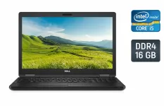 Ноутбук Dell Latitude 5580 / 15.6" (1920x1080) IPS / Intel Core i5-7440HQ (4 ядра по 2.8 - 3.8 GHz) / 16 GB DDR4 / 256 GB SSD / nVidia GeForce 940MX, 2 GB GDDR5, 64-bit / WebCam / HDMI б/в