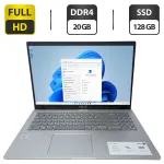 Ноутбук Б-клас Asus X515J / 15.6" (1920x1080) TN / Intel Core i5-1035G1 (4 (8) ядра по 1.0 - 3.6 GHz) / 20 GB DDR4 / 128 GB SSD / Intel UHD Graphics / WebCam б/в