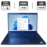 Ультрабук Dell Latitude 5400 / 14" (1920x1080) TN Touch / Intel Core i5-8350U (4 (8) ядра по 1.7 - 3.6 GHz) / 16 GB DDR4 / 180 GB SSD / Intel UHD Graphics 620 / WebCam б/в