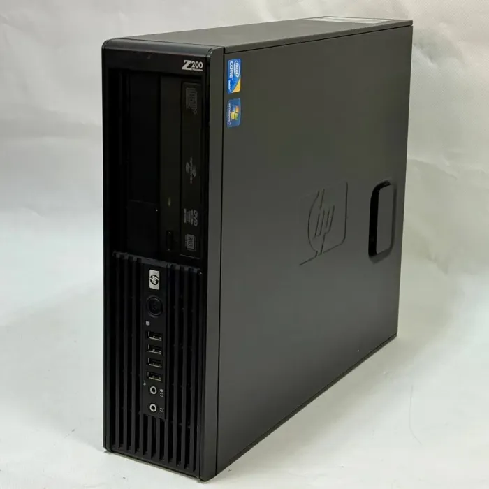 Робоча станція HP Z200 Workstation SFF / Intel Core i5-660 (2 (4) ядра по 3.3 - 3.6 GHz) / 12 GB DDR3 / 120 GB SSD + 500 GB HDD / Intel HD Graphics / DVD-ROM б/в - зображення 3
