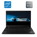 Ультрабук Б-клас Lenovo ThinkPad T590 / 15.6" (1920x1080) IPS / Intel Core i7-8565U (4 (8) ядра по 1.8 - 4.6 GHz) / 16 GB DDR4 / 512 GB SSD / Intel UHD Graphics 620 / WebCam / TouchID / Windows 10 б/в