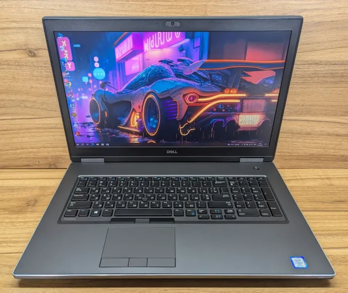Мобільна робоча станція Dell Precision 7740 / 17.3" (1920x1080) IPS / Intel Core i7-9850H (6 (12) ядер по 2.6 - 4.6 GHz) / 32 GB DDR4 / 512 GB SSD / nVidia Quadro RTX 3000, 6 GB GDDR6, 192-bit / WebCam / Windows 10 б/в - зображення 2