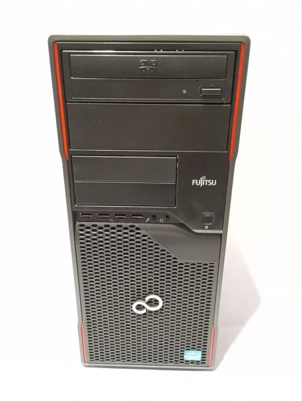 ПК Б-клас Fujitsu Celsius W420 Tower / Intel Core i5-3470 (4 ядра по 3.2 - 3.6 GHz) / 16 GB DDR3 / 240 GB SSD / Intel HD Graphics 2500 / DVD-ROM б/в - зображення 2
