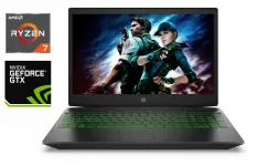 Ігровий ноутбук HP Pavilion Gaming 15-ec0095nr / 15.6" (1920x1080) IPS / AMD Ryzen 7 3750H (4 (8) ядер по 2.3 - 4.0 GHz) / 16 GB DDR4 / 512 GB SSD + 1000 GB HDD / nVidia GeForce GTX 1650, 4 GB GDDR6, 128-bit / WebCam / HDMI / Windows 10 б/в