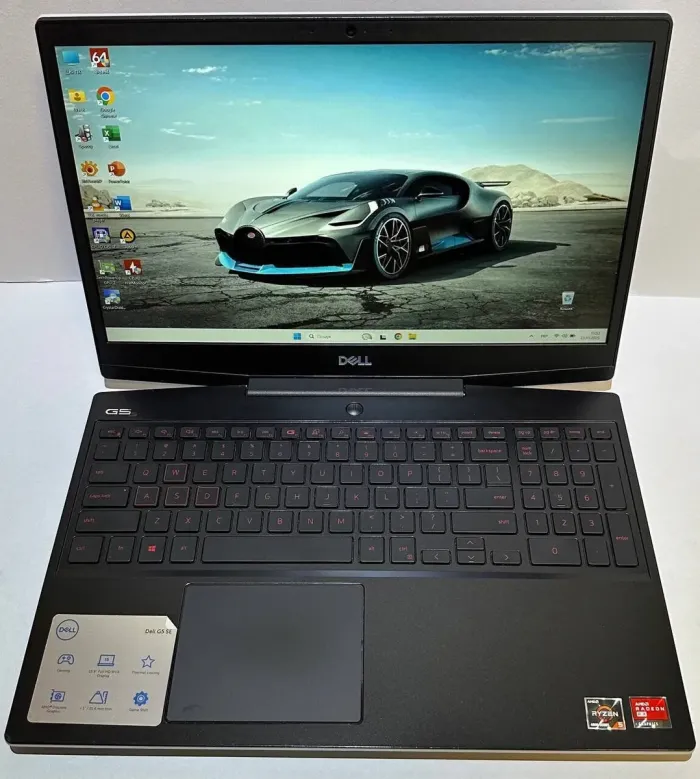 Ігровий ноутбук Dell G5 5505 / 15,6" (1920x1080) IPS / AMD Ryzen 5 4600H (6 (12) ядер по 3,0 - 4,0 ГГц) / 16 ГБ DDR4 / 256 ГБ SSD + 256 ГБ SSD / AMD Radeon RX 5600M, 6 ГБ GDDR6, 192-біт / Веб-камера б/в - изображение 2