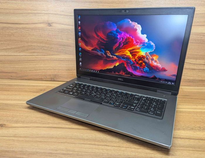 Мобільна робоча станція Dell Precision 7740 / 17.3" (1920x1080) IPS / Intel Xeon E-2276M (6 (12) ядер по 2.8 - 4.7 GHz) / 32 GB DDR4 / 512 GB SSD + 512 GB SSD / nVidia Quadro RTX 4000, 8 GB GDDR6, 256-bit / WebCam / Windows 10 б/в - зображення 5