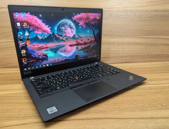 Мобільна робоча станція Lenovo ThinkPad P14s Gen 1 / 14" (1920x1080) IPS / Intel Core i7-10510U (4 (8) ядра по 1.8 - 4.9 GHz) / 16 GB DDR4 / 512 GB SSD / nVidia Quadro P520, 2 GB GDDR5, 64-bit / WebCam / TouchID / Windows 10 б/в - зображення 4