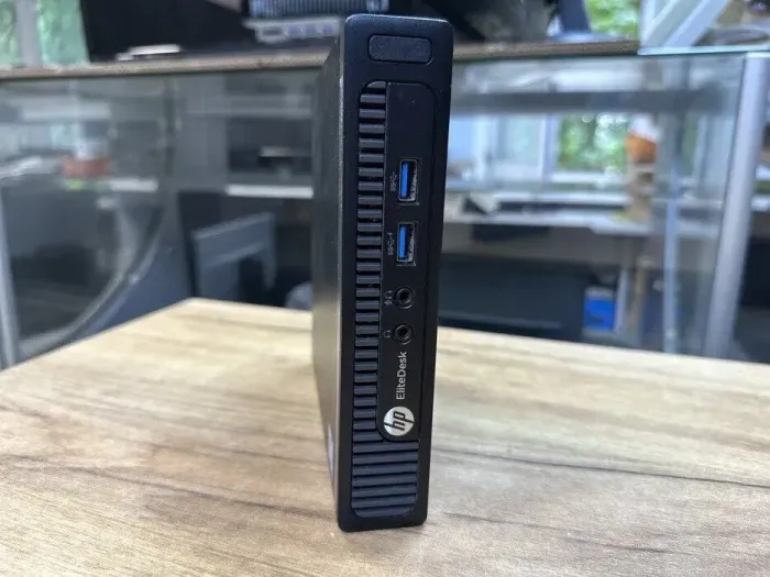 Неттоп HP EliteDesk 800 G1 USFF / Intel Core i5-4590T (4 ядра по 2-3 GHz) / 8 GB DDR3 / 120 GB SSD / Intel HD Graphics 4600 / VGA + Блок живлення б/в - зображення 2