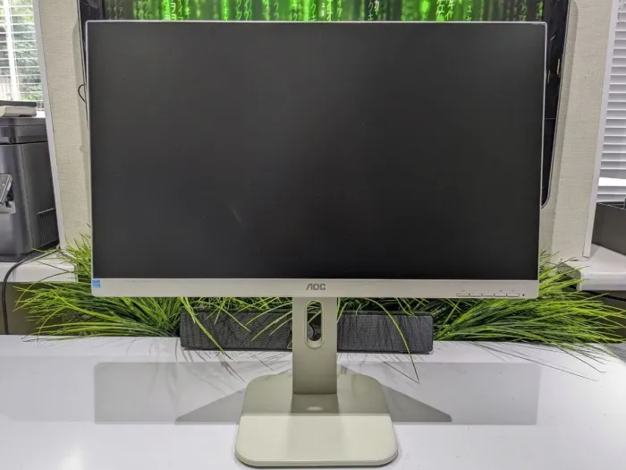 Монітор AOC 24P1 / 23.8" (1920x1080) IPS / VGA, DVI, DisplayPort, HDMI, USB / Вбудовані колонки 2x 2W б/в - зображення 2