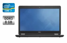 Ноутбук Dell Latitude E5450 / 14" (1920x1080) IPS / Intel Core i7-5600U (2 (4) ядра по 2.6 - 3.2 GHz) / 8 GB DDR3 / 250 GB SSD / Intel HD Graphics 5500 / WebCam / Windows 10 б/в