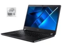 Ультрабук Acer TravelMate P214 / 14" (1920x1080) TN / Intel Core i5-10210U (4 (8) ядер по 1.6 - 4.2 GHz) / 16 GB DDR4 / 256 GB SSD / Intel UHD Graphics / WebCam / Win 11 Home б/в