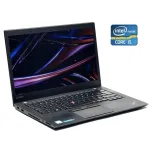 Ультрабук Lenovo ThinkPad T460s / 14" (1920x1080) IPS / Intel Core i5-6200U (2 (4) ядра по 2.3 - 2.8 GHz) / 8 GB DDR4 / 256 GB SSD NVMe / Intel HD Graphics 520 / WebCam б/в