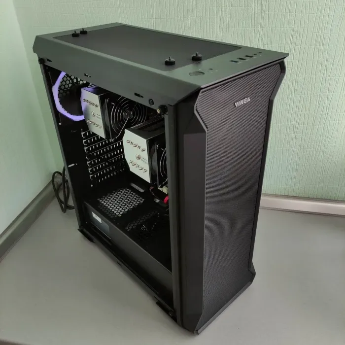 Сервер Vinga Mid Tower / 2x Intel Xeon E5-2680 v3 (12 (24) ядер по 2.5 - 3.3 GHz) / 128 GB DDR4 / 1 TB HDD / 650W б/в - зображення 21