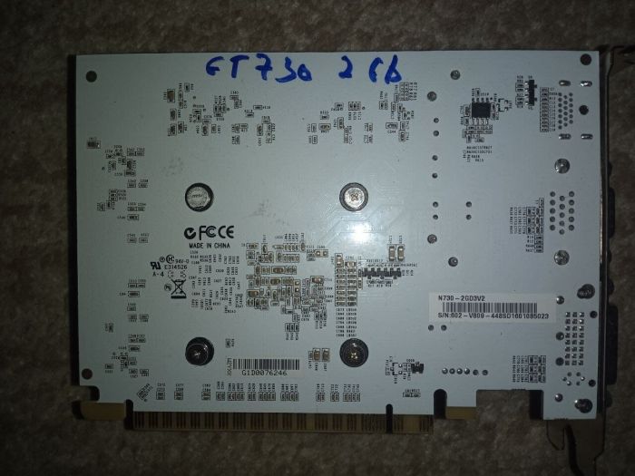 Дискретна відеокарта MSI GeForce GT 730 V2, 2 GB DDR3, 128-bit / 1x HDMI, 1x DVI, 1x VGA б/в - зображення 3