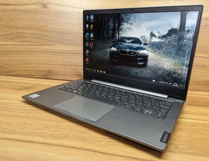 Ультрабук Lenovo ThinkBook 14-IML / 14" (1920x1080) IPS / Intel Core i7-10510U (4 (8) ядра по 1.8 - 4.9 GHz) / 16 GB DDR4 / 480 GB SSD / Intel UHD Graphics / WebCam / TouchID / Windows 10 б/в - зображення 5