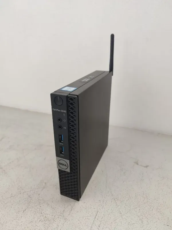 Неттоп Dell OptiPlex 3040 Micro USFF / Intel Core i3-6100T (2 (4) ядра по 3.2 GHz) / 8 GB DDR3 / 128 GB SSD / Intel HD Graphics 530 / Wi-Fi + Блок живлення б/в - зображення 2