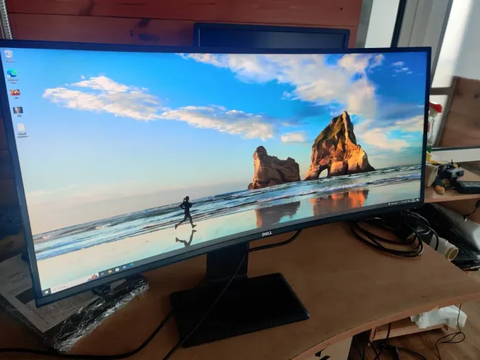 Монітор Dell UltraSharp U3417W / 34" (3440x1440) IPS / HDMI, DisplayPort, USB / VESA 100x100 б/в - зображення 4