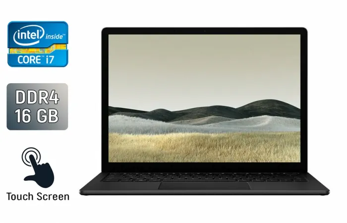 Ультрабук Б-клас Microsoft Surface Book 3 / 13.3" (2256x1504) IPS Touch / Intel Core i7-1065G7 (4 (8) ядра по 1.3 - 3.9 GHz) / 16 GB DDR4 / 256 GB SSD / Intel Iris Plus Graphics / WebCam / Windows 11 б/в - зображення 1