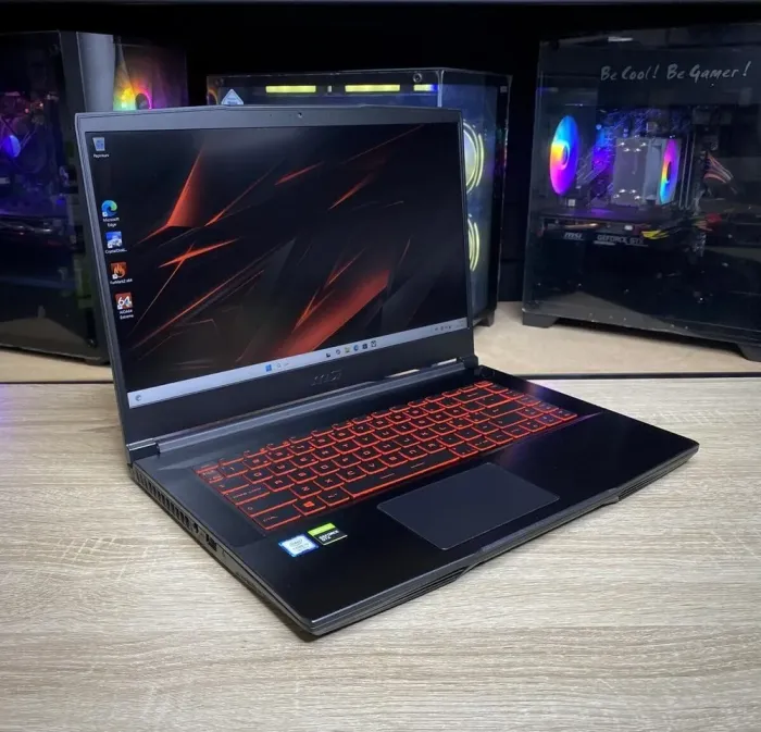 Ігровий ноутбук MSI GF63 Thin 9SC / 15.6" (1920x1080) IPS / Intel Core i5-9300H (4 (8) ядра по 2.4 - 4.1 GHz) / 8 GB DDR4 / 512 GB SSD / nVidia GeForce GTX 1650 Ti Max-Q, 4 GB GDDR6, 128-bit / WebCam б/в - зображення 4