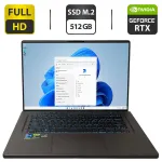 Ігровий ноутбук Asus ROG Zephyrus G16 GU603 / 15.6" (1920x1080) IPS / Intel Core i7-13620H (10 (16) ядер по 3,6 - 4,9 ГГц) / 16 ГБ DDR4 / 512 ГБ SSD M.2 / nVidia GeForce RTX 4060, 8 ГБ GDDR6, 128-bit / WebCam б/в