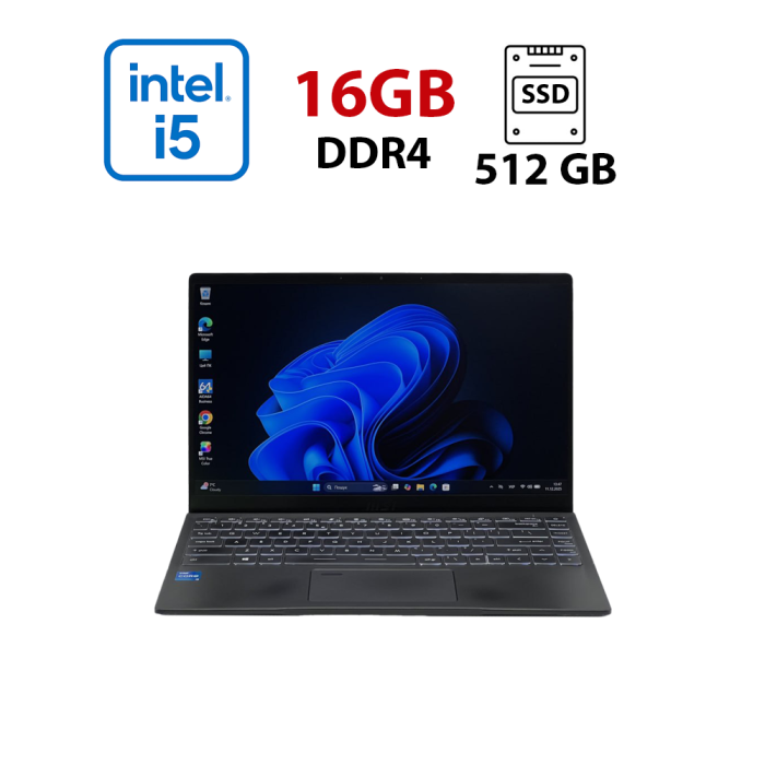 Ультрабук Б-класс MSI Summit B14 A11M-077US / 14" (1920x1080) IPS / Intel Core i5-1135G7 (4 (8) ядра по 2.4 - 4.2 GHz) / 16 GB DDR4 / 512 GB SSD / Intel Iris Xe Graphics / WebCam б/в - изображение 1