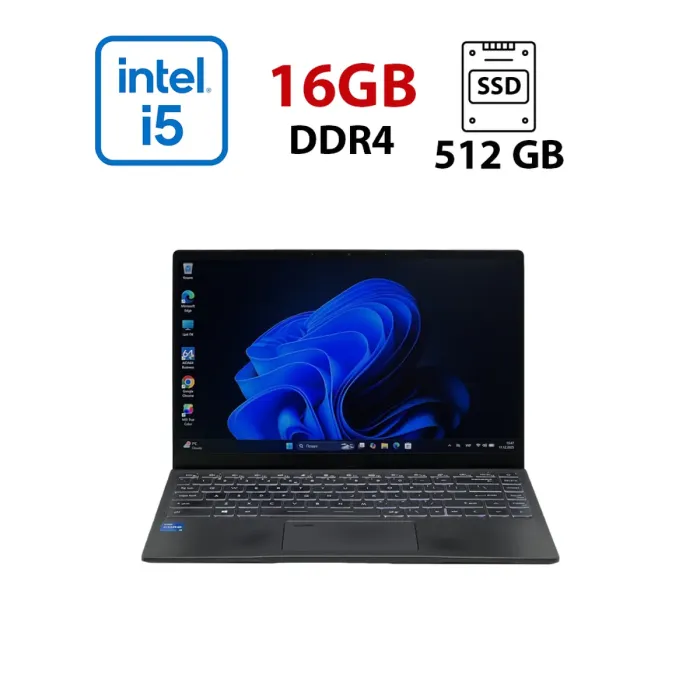 Ультрабук Б-класс MSI Summit B14 A11M-077US / 14" (1920x1080) IPS / Intel Core i5-1135G7 (4 (8) ядра по 2.4 - 4.2 GHz) / 16 GB DDR4 / 512 GB SSD / Intel Iris Xe Graphics / WebCam б/в - зображення 1
