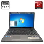 Ноутбук Acer Aspire 7741G / 17.3" (1600x900) TN / Intel Core i5-460M (2 (4) ядра по 2.5 - 2.8 GHz) / 6 GB DDR3 / 500 GB HDD / AMD Radeon HD 5650, 1 GB GDDR3, 128-bit / WebCam / DVD-ROM б/в