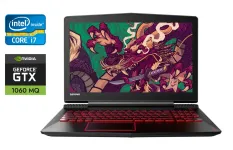 Ігровий ноутбук Lenovo Legion Y520-15IKBM / 15.6" (1920x1080) IPS / Intel Core i7-7700HQ (4 (8) ядра по 2.8 - 3.8 GHz) / 16 GB DDR4 / 512 GB SSD / nVidia GeForce GTX 1060 Max-Q, 6 GB GDDR5, 192-bit / WebCam / HDMI б/в