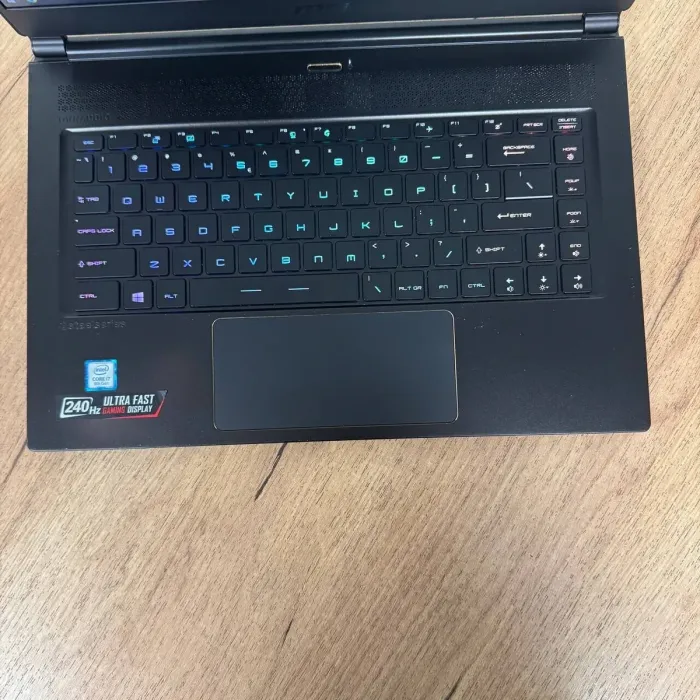 Ігровий ноутбук Б-клас MSI GS65 Stealth 9SG / 15.6" (1920x1080) IPS / Intel Core i7-9750H (6 (12) ядер по 2.6 - 4.5 GHz) / 16 GB DDR4 / 512 GB SSD / nVidia GeForce RTX 2080 Max-Q, 8 GB GDDR6, 256-bit / WebCam б/в - зображення 7