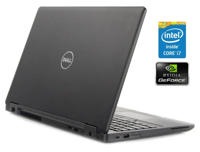 Ноутбук Б-клас Dell Latitude 5580 / 15.6" (1366x768) TN / Intel Core i7-7600U (2 (4) ядра по 2.8 - 3.9 GHz) / 8 GB DDR4 / 500 GB HDD / nVidia GeForce 930MX, 2 GB GDDR3, 64-bit  б/в - зображення 1
