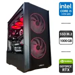 Збірка під замовлення: ігровий Lian Li LanCool 216 RGB Black Tower / Intel Core i5-14600KF (14 (20) ядер по 2.6 - 5.3 GHz) / 32 GB DDR5 / 1000 GB SSD M.2 / nVidia GeForce RTX 4070 Super, 12 GB GDDR6X, 192-bit / 850W