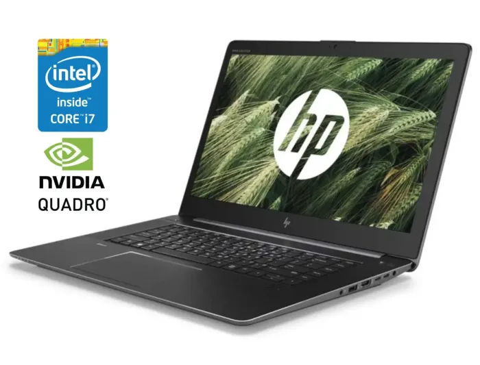 Мобільна робоча станція HP ZBook Studio G4 / 15.6" (1920x1080) IPS / Intel Core i7-7700HQ (4 (8) ядра по 2.8 - 3.8 GHz) / 8 GB DDR4 / 512 GB SSD / nVidia Quadro M1200, 4 GB GDDR5, 128-bit / WebCam б/в - зображення 1