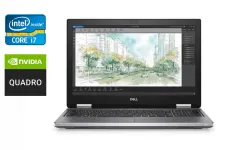 Мобільна робоча станція Dell Precision 7540 / 15.6" (1920x1080) IPS / Intel Core i7-9850H (6 (12) ядер по 2.6 - 4.6 GHz) / 32 GB DDR4 / 512 GB SSD / nVidia Quadro T1000, 4 GB GDDR5, 128-bit / WebCam / Windows 10 б/в