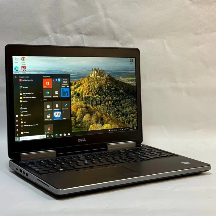 Мобільна робоча станція Б-клас Dell Precision 7510 / 15.6" (1920x1080) IPS / Intel Core i5-6300HQ (4 ядра по 2.3 - 3.2 GHz) / 32 GB DDR4 / 256 GB SSD + 500 GB HDD / AMD FirePro W5170M, 2 GB GDDR5, 128-bit / Windows 10 Pro б/в - зображення 4