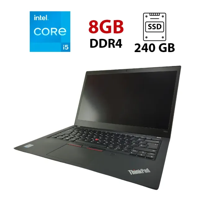 Ноутбук Lenovo Thinkpad L13 Yoga Gen 1 / 13.3" (1920x1080) IPS / Intel Core i5-10310U (4 (8) ядра по 1.7 - 4.4 GHz) / 8 GB DDR4 / 240 GB SSD / Intel UHD Graphics for 10th Generation / WebCam б/в - зображення 1